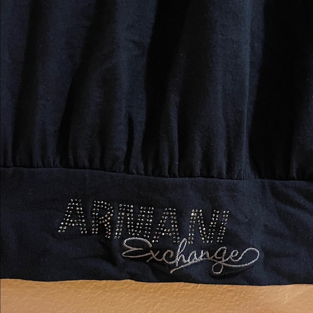Armani Exchange Navy Blue Top